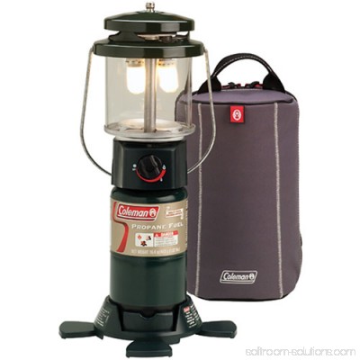Coleman Deluxe Perfectflow™ Propane Lantern With Soft Carry Case w/ Durable Porcelain Ventilator